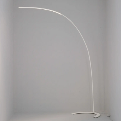 Minimalistinis Danua LED toršeras baltos spalvos