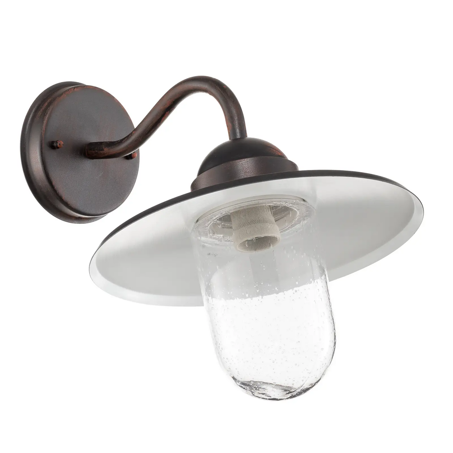 Rūdžių rudos spalvos lauko sieninis šviestuvas Filip