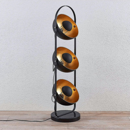 Toršeras Muriel 3 lempučių. juodas Auksas