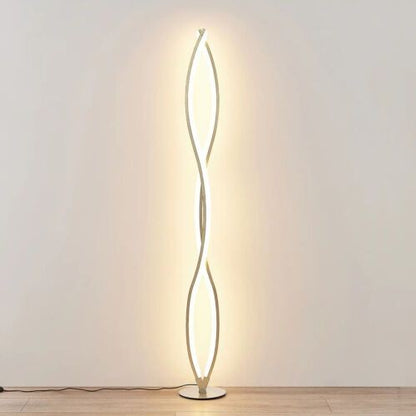 Lucande Demora susuktos formos LED toršeras