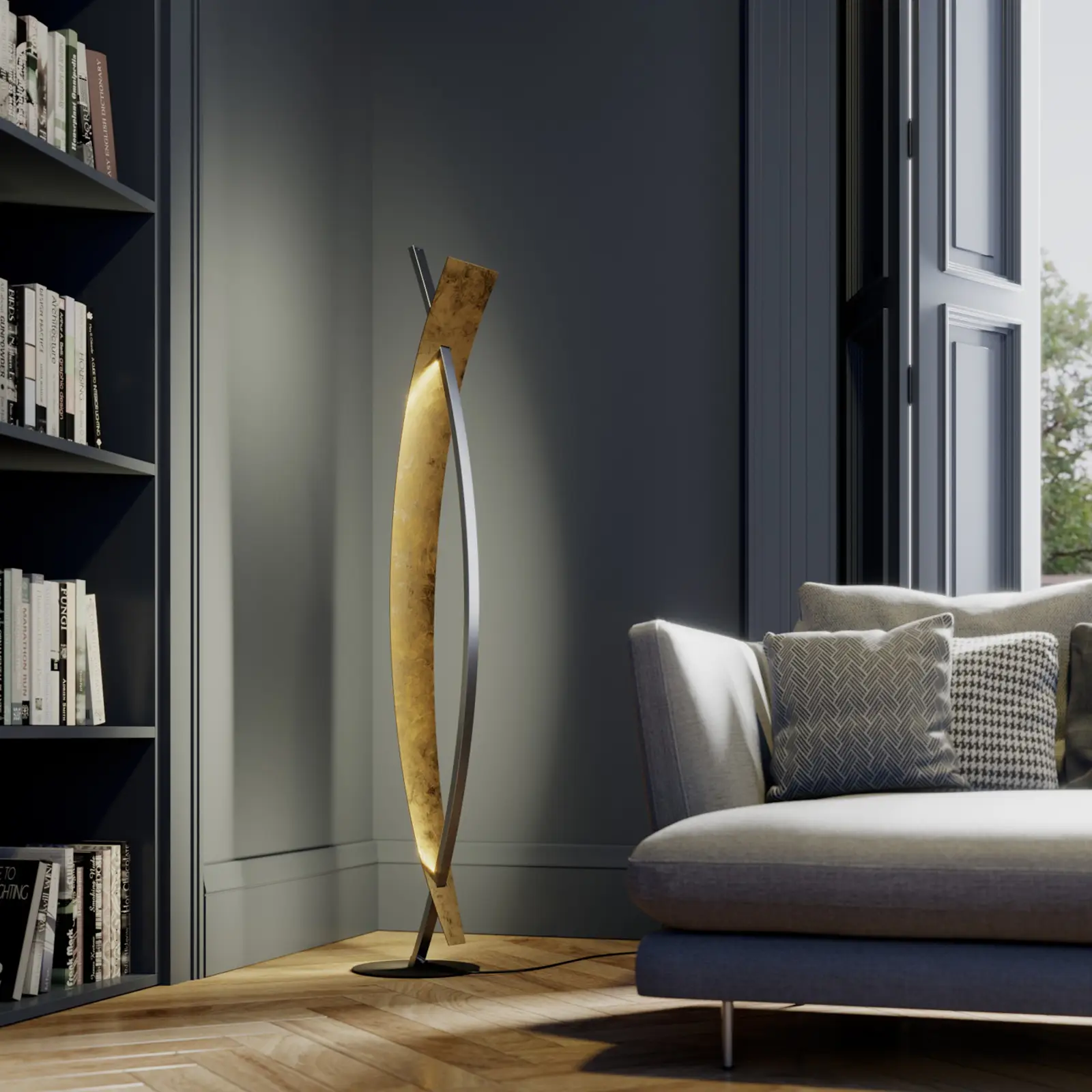 Marija LED toršeras juodos spalvos