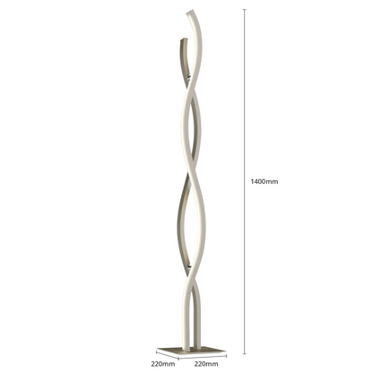 Lucande Mairia LED toršeras, bangos formos