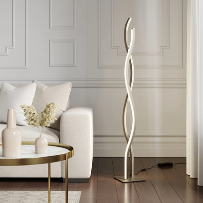 Lucande Mairia LED toršeras, bangos formos