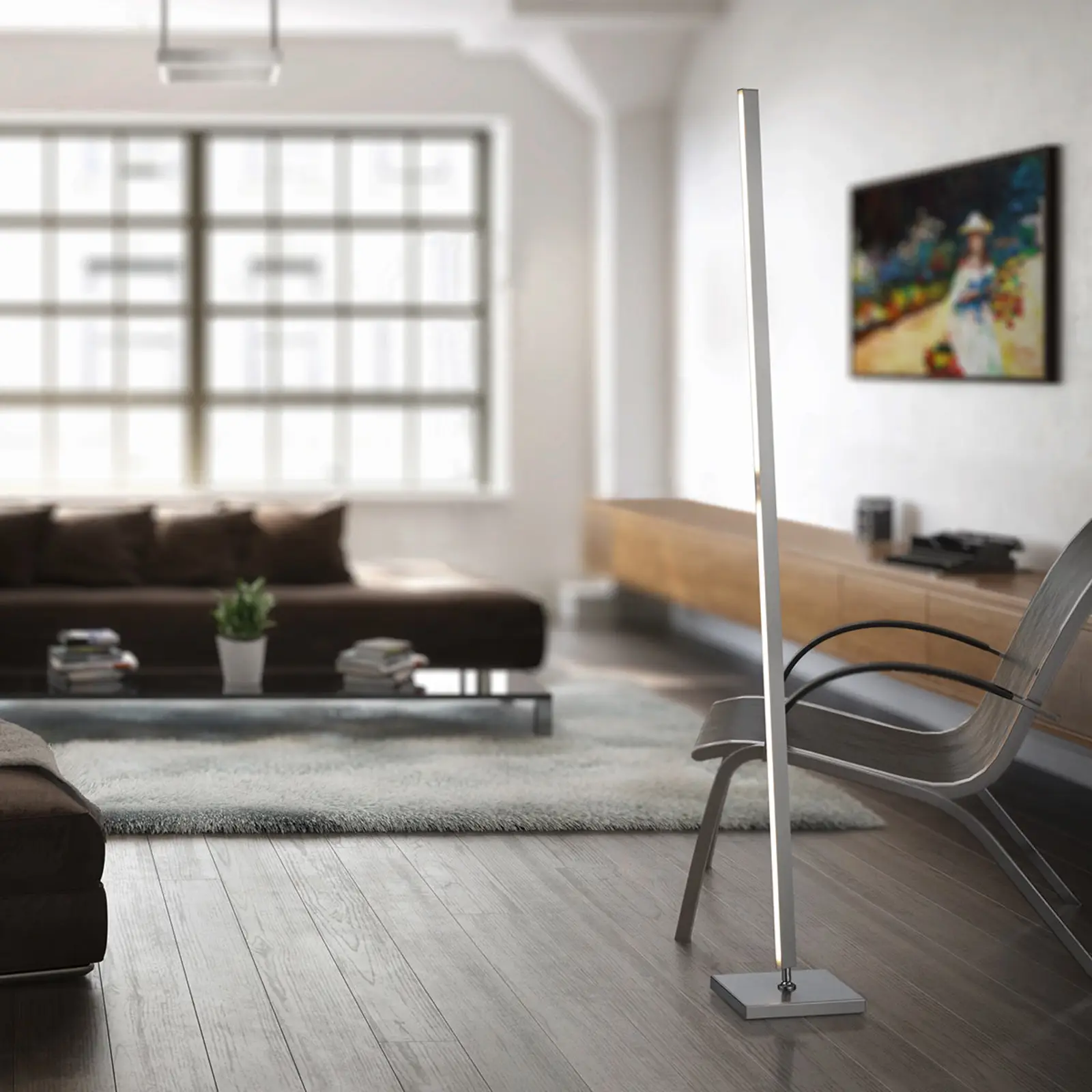 Knapstein toršeras / šviesos kolonėlė matinis nikelis 41.966.05