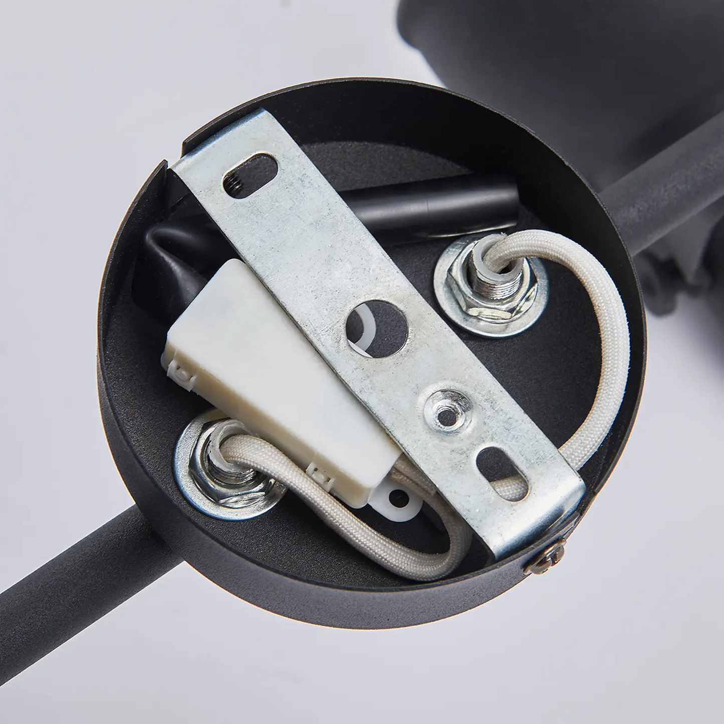 Julin lubinis šviestuvas, 2 liepsnos, juoda ir auksinė