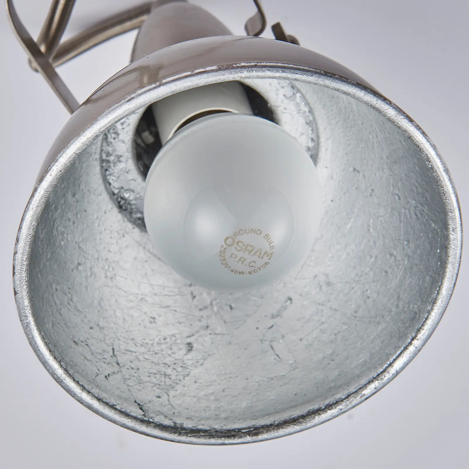 Julin lubinis šviestuvas su keturiais nikelio atspalviais