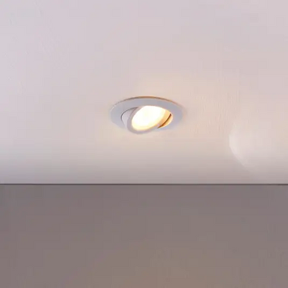 LED įleidžiamas prožektorius Andrej, apvalus, kreminės baltos spalvos