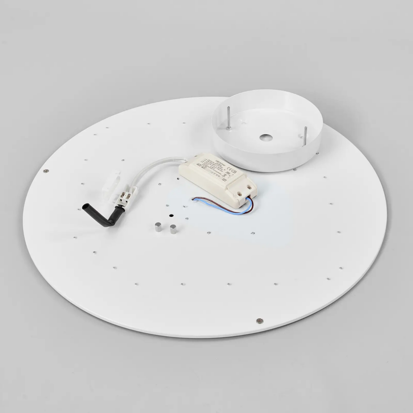 Saira LED audinio lubinis šviestuvas, 50 cm, pilkas