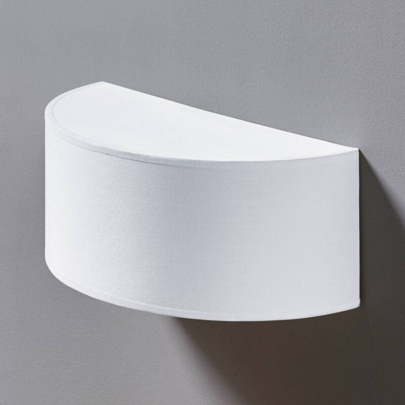 Katrien pusapvalio audinio sieninis šviestuvas