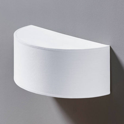 Katrien pusapvalio audinio sieninis šviestuvas