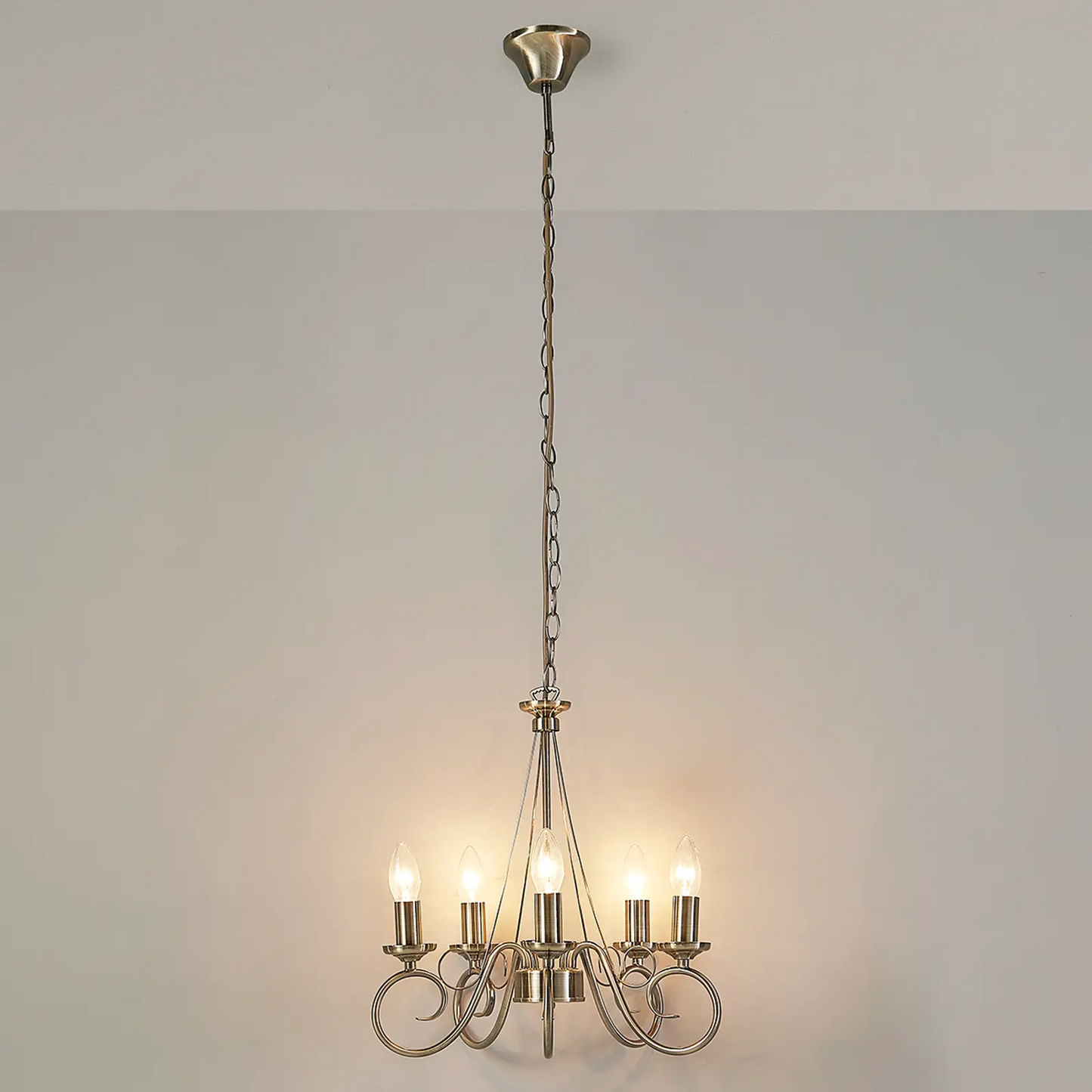 Šviestuvas Marnia, senovinis žalvaris, 5 žibintai