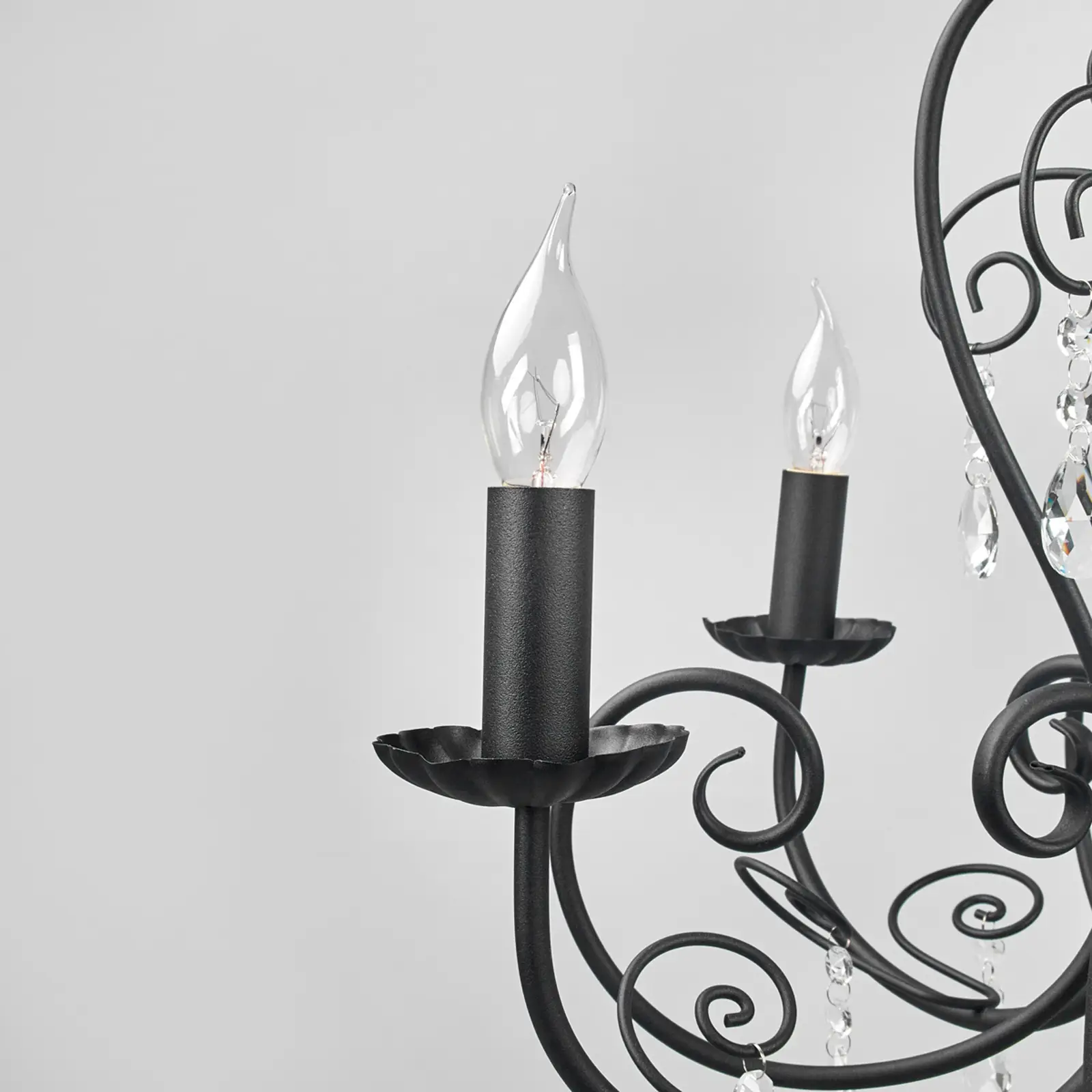 Šviestuvas Sophina juodas 5 lemputės