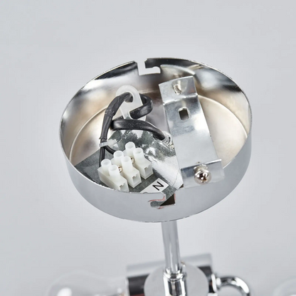 Melia lubų šviestuvas rudos ir pilkos spalvos