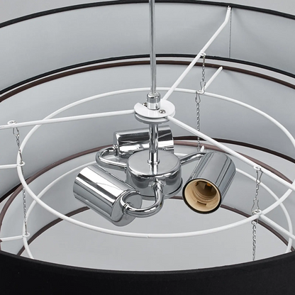 Melia pakabinamas šviestuvas juodos ir rudos spalvos