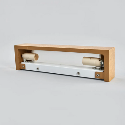 Aukso spalvos kvadratinis gipso sieninis šviestuvas Emina