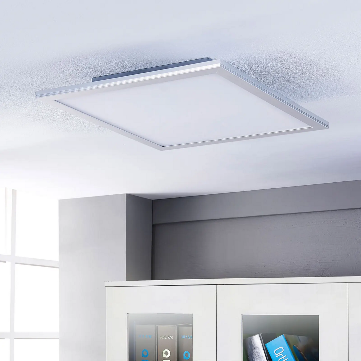 Lindby Live LED skydelis, CCT, 62cm x 62cm