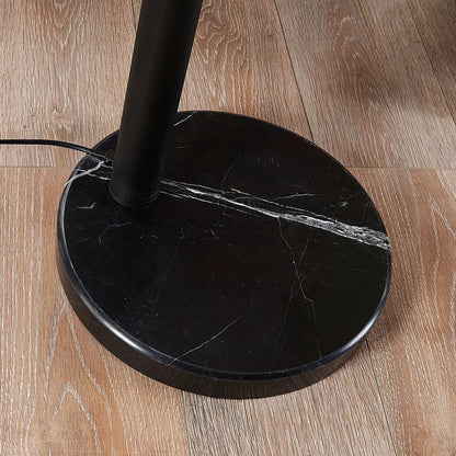 Penkių lempučių Lira toršeras juodos ir auksinės spalvos