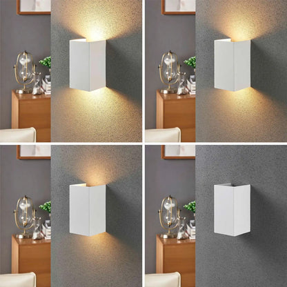 LED sieninis šviestuvas Jaymie, 2 lempučių, reguliuojamas per jungiklį.