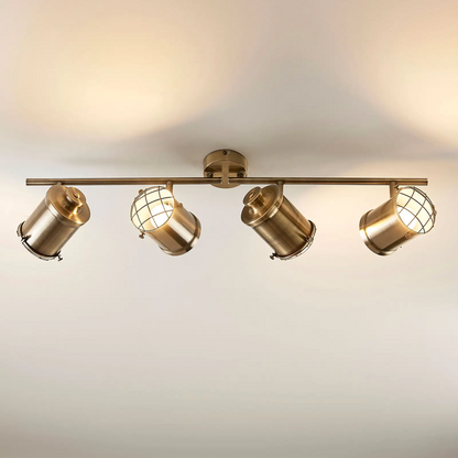 4 lempučių Ebbi LED lubinis šviestuvas, easydim