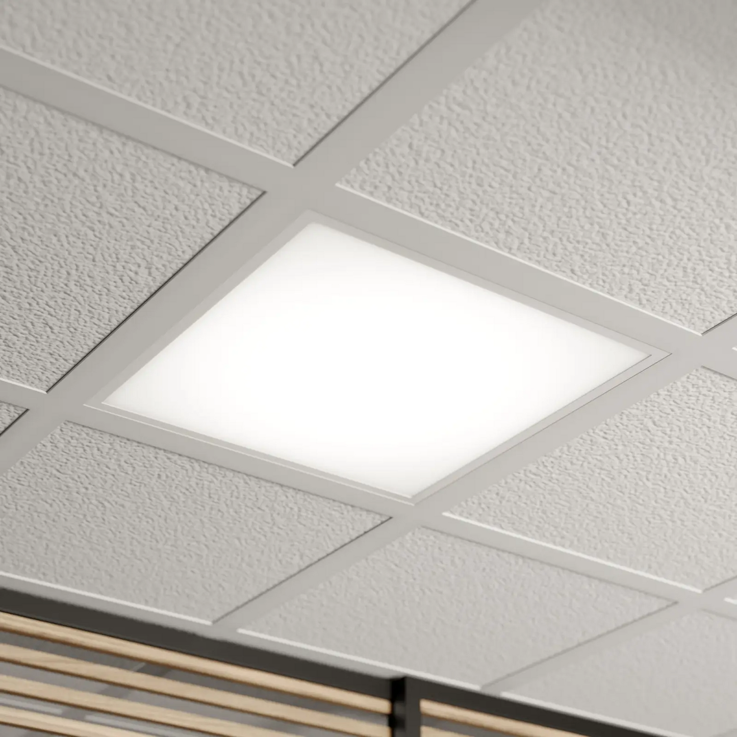 Šviesus LED skydelis Vinas, 62 cm