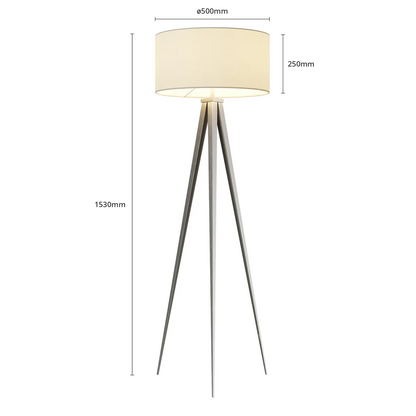 Lindby Benik trikojis toršeras, baltas, nikelis