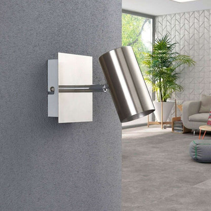 Nikelio spalvos LED sienų ir lubų prožektorius Iluk