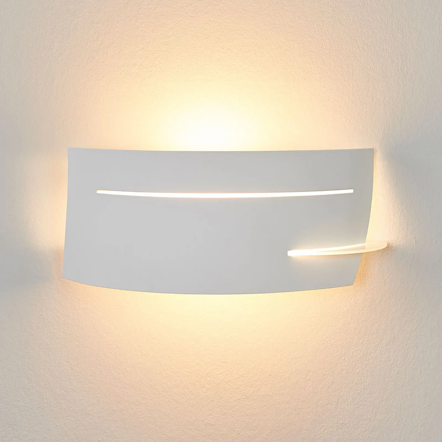 Keyron LED sieninis šviestuvas baltos spalvos