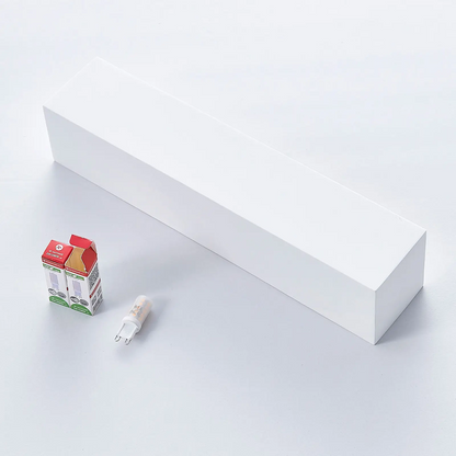 Lindby Santino sieninis šviestuvas balto tinko, 35 cm