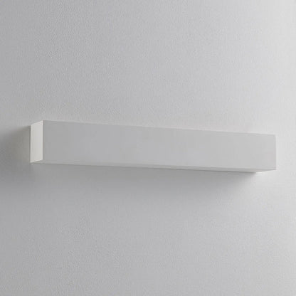 Balta Santino LED gipso sienų apiplovė, kampinė