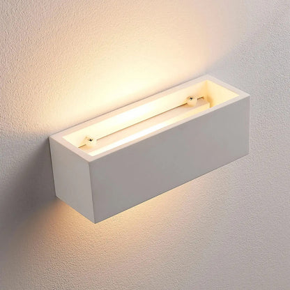 Lindby Tjada sieninis šviestuvas kvadratinis tinkas 8,5".