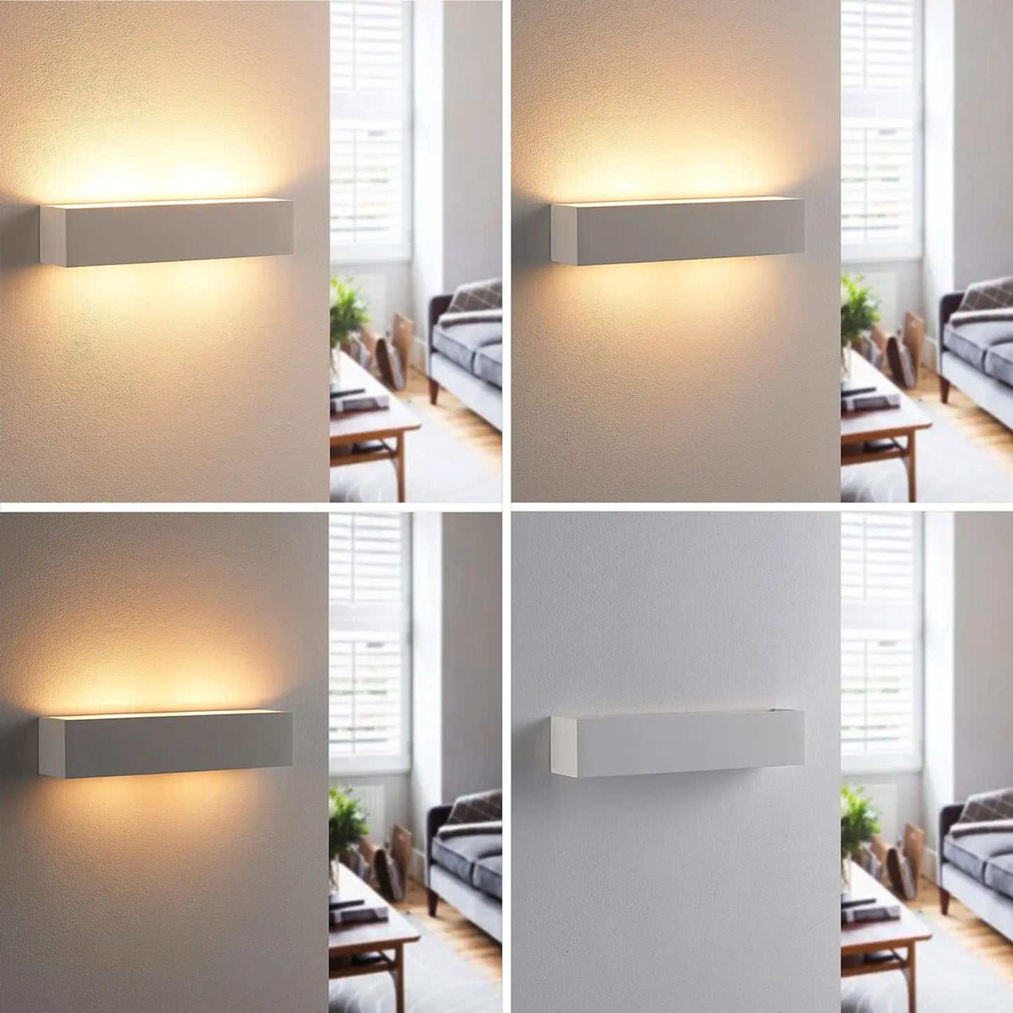 Tjada gipso sieninis šviestuvas su G9 LED lemputėmis