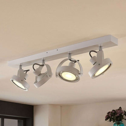 Munin LED prožektorius, pritemdomas, baltas, 4 lempučių