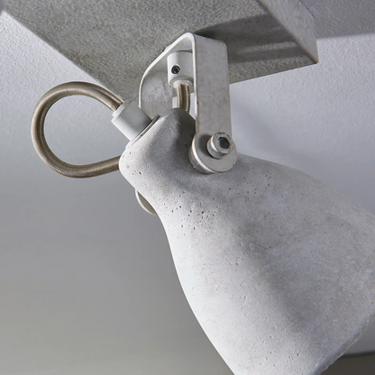 Dviejų lempučių LED prožektorius Kadiga pagamintas iš betono, GU10