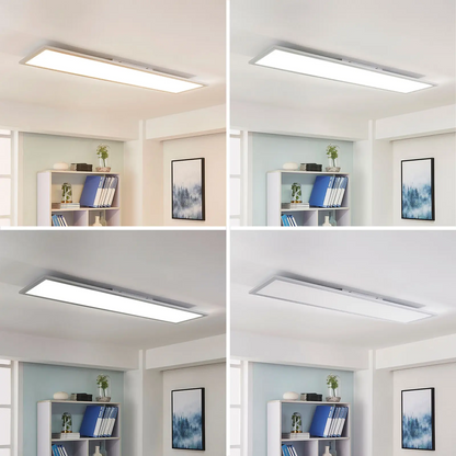 „Arcchio Lysander“ LED panelė, CCT 119cm 36W, sidabrinė