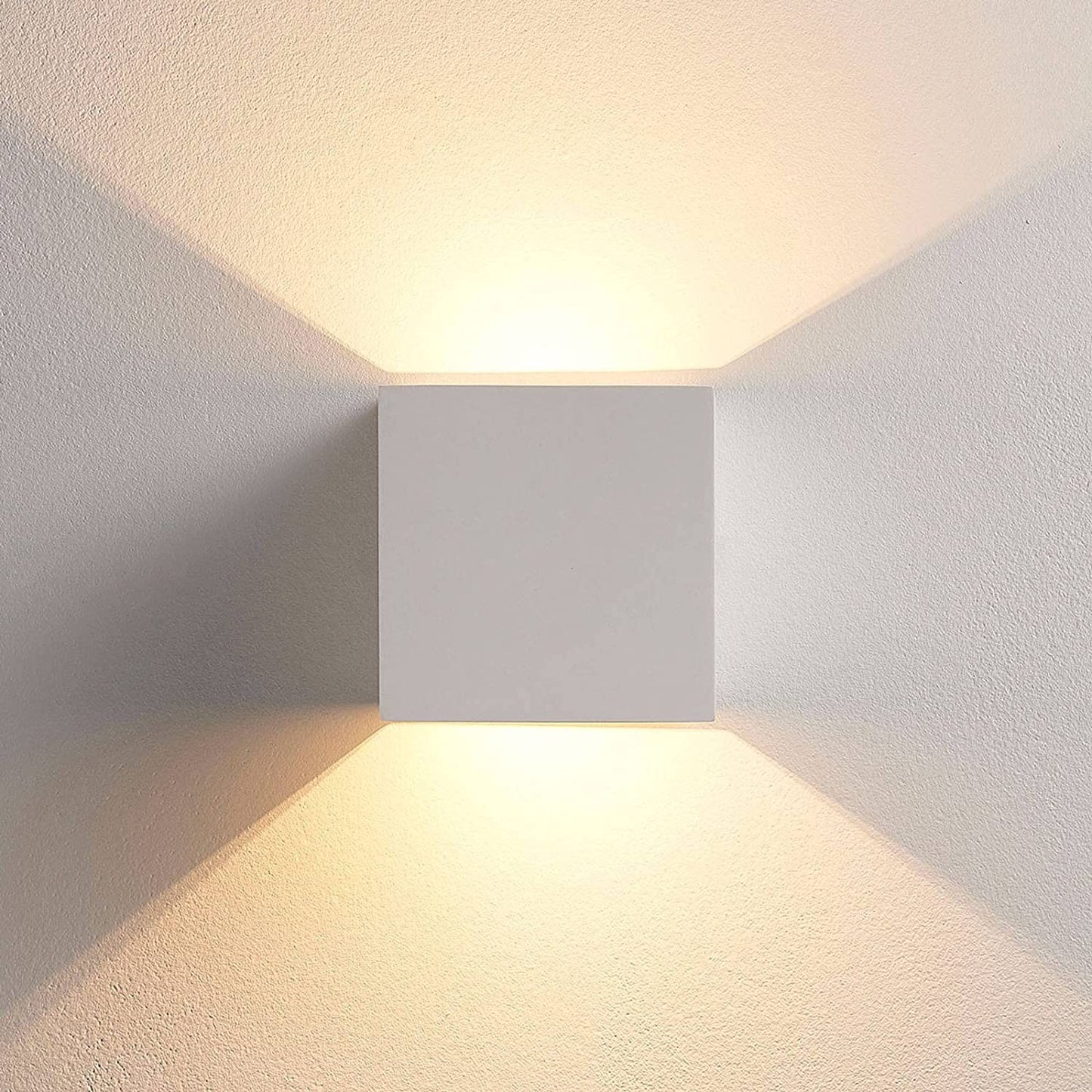 Kubo formos Kay LED sieninis šviestuvas iš gipso