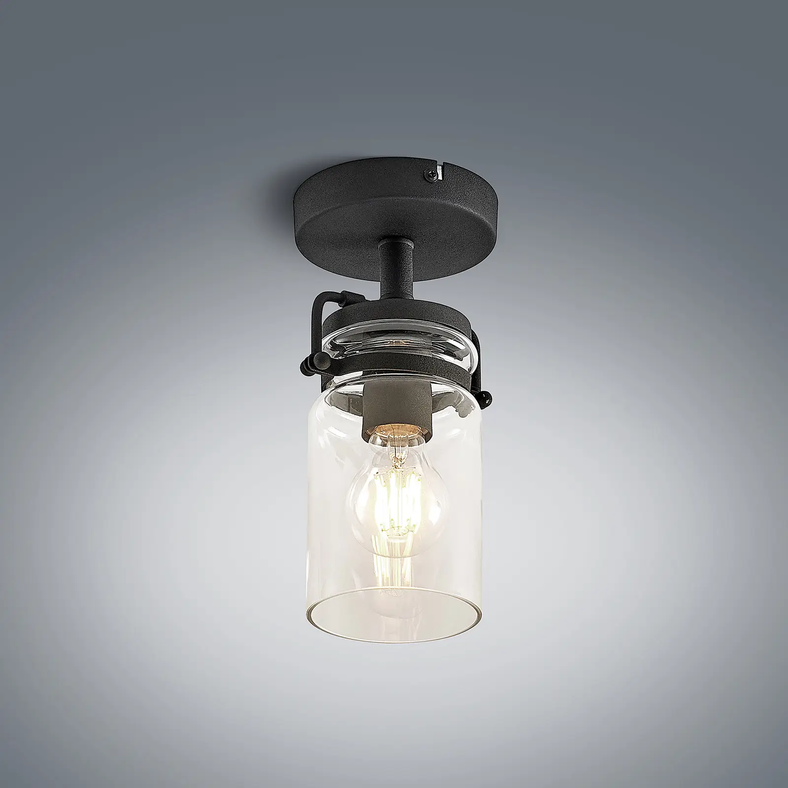 Lindby Vintus lubinis šviestuvas, juodas