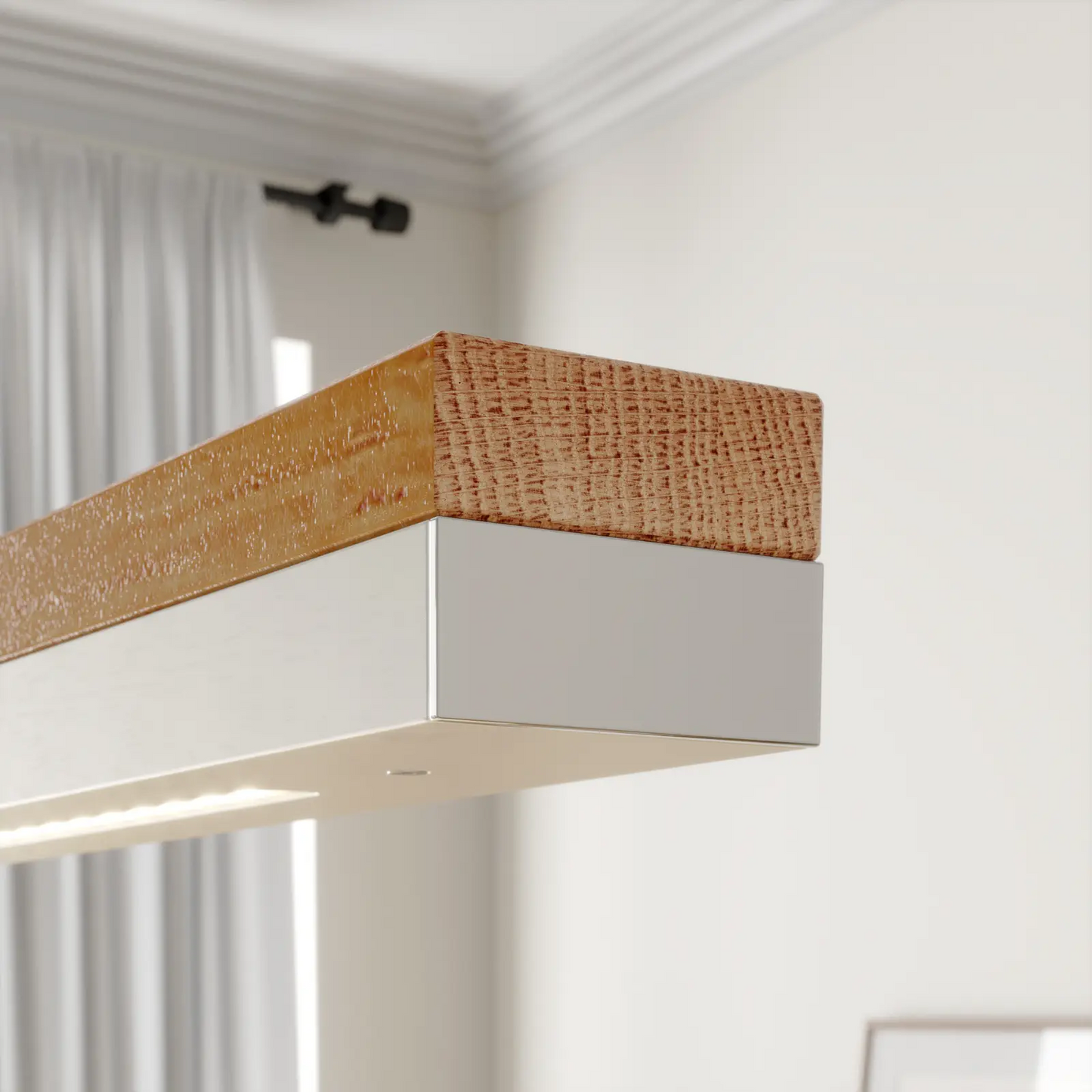 Pakabinamas šviestuvas Elna su reguliuojamais šviesos diodais - 158 cm