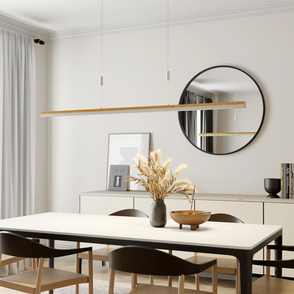 Pakabinamas šviestuvas Elna su reguliuojamais šviesos diodais - 158 cm