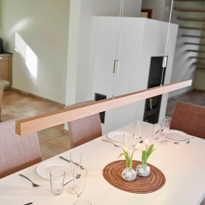 Rothfels Nora LED pakabinamas šviestuvas, natūralaus ąžuolo, 118 cm