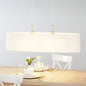 Lucande Patrik tekstilinis pakabinamas šviestuvas 100cm kreminis