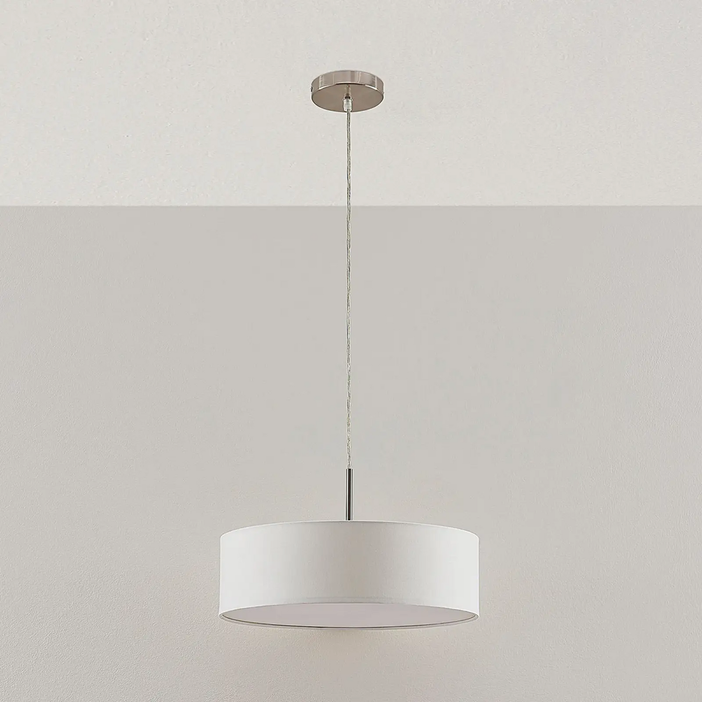 Sebatin pakabinamas šviestuvas, 40 cm, kreminis