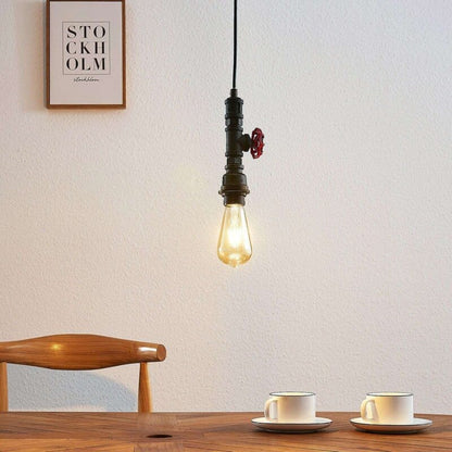 Senovinis pakabinamas šviestuvas Paio, panašus į maišytuvą