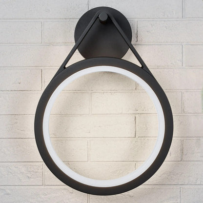 LED lauko sieninis šviestuvas Mirco, žiedo formos, IP65