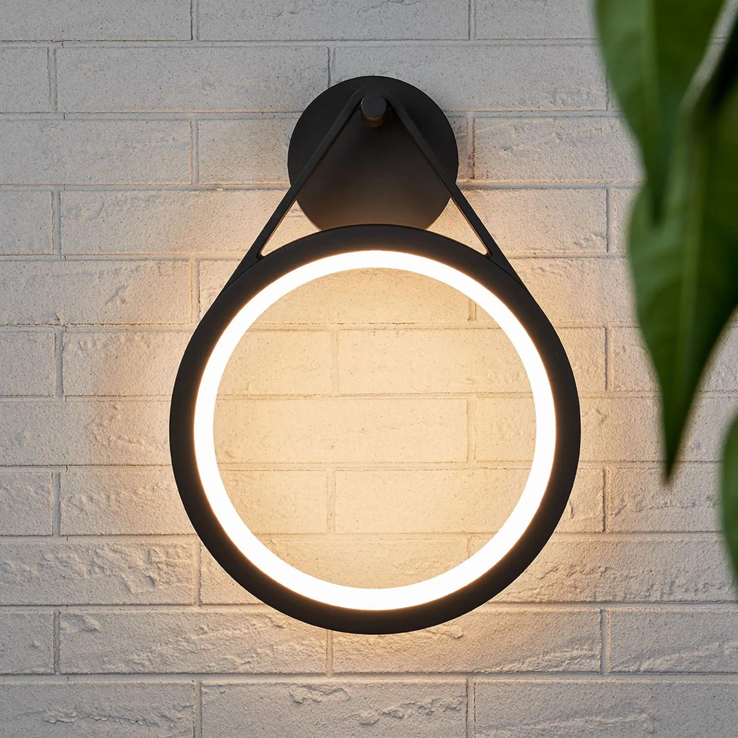 LED lauko sieninis šviestuvas Mirco, žiedo formos, IP65