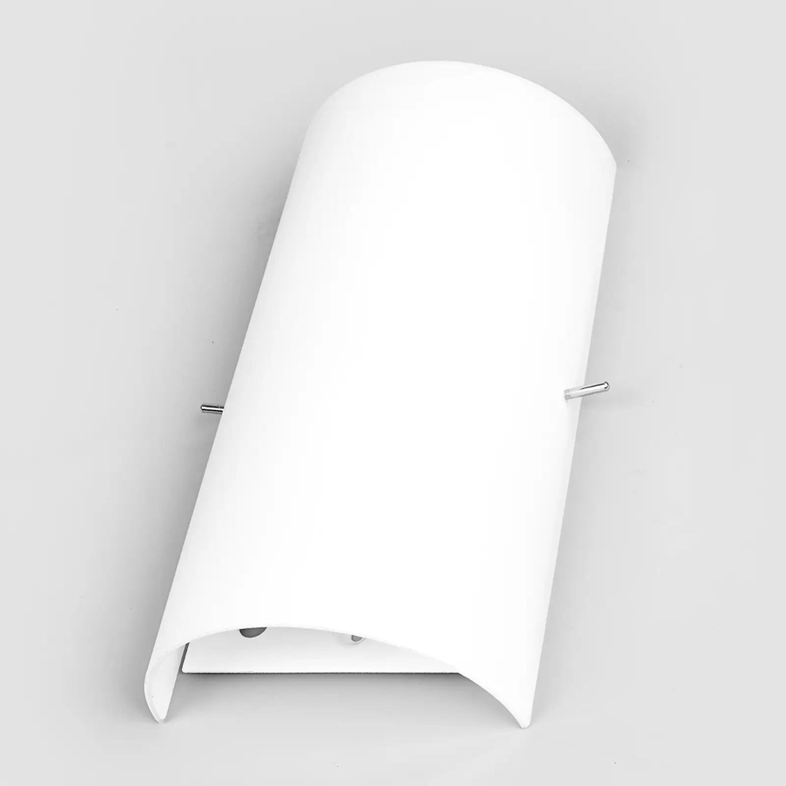 Pusapvalis Sidra stiklo sieninis šviestuvas