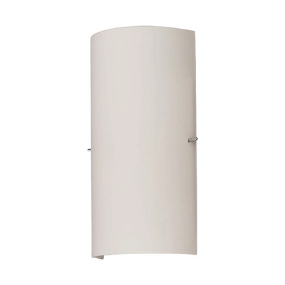 Pusapvalis Sidra stiklo sieninis šviestuvas