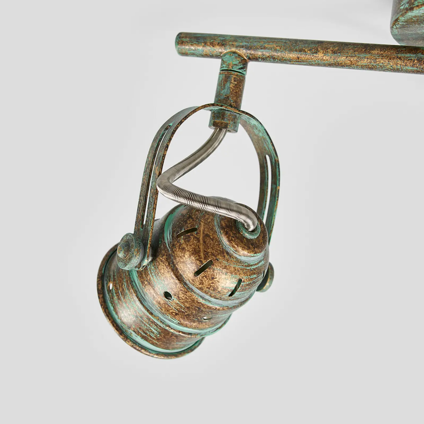 Senovinės išvaizdos dviejų lempučių LED prožektorius Leonor