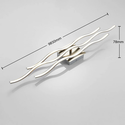 Bangos formos trijų lempučių Safia LED lubų šviestuvas