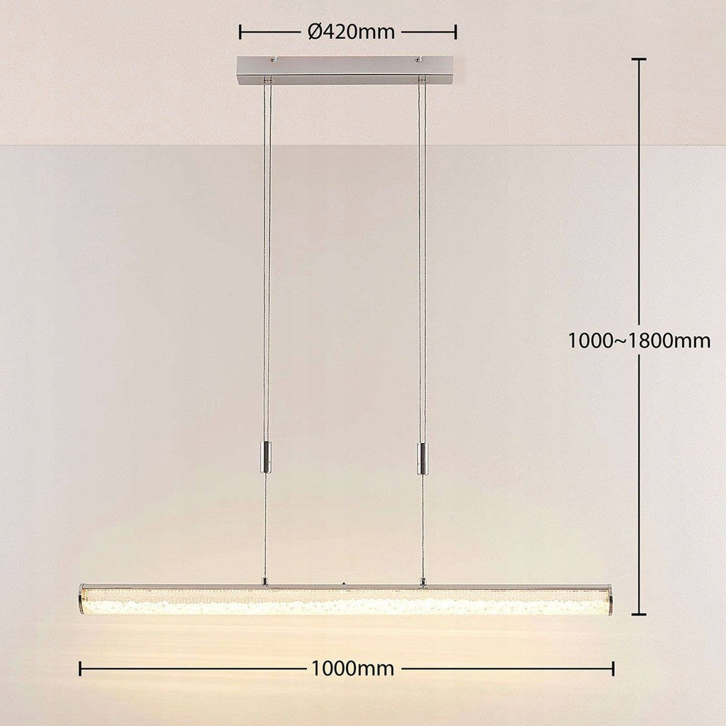 Reguliuojamo aukščio Timon LED pakabinamas šviestuvas, reguliuojamas