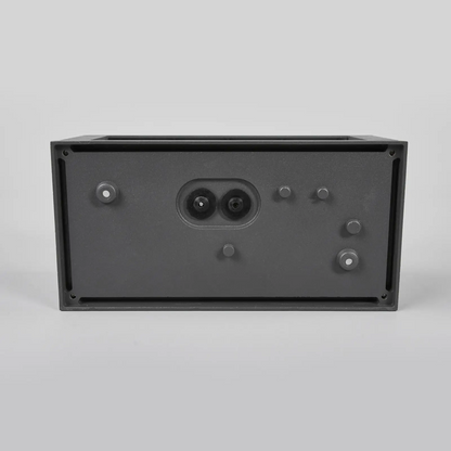 Dryžuotas lauko sieninis šviestuvas Aurelien, tamsiai pilka